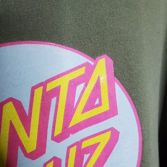 Santa Cruz Other Dot Green Graphic Logo Pullover Hooded Sweatshirt - Picture 10 of 15